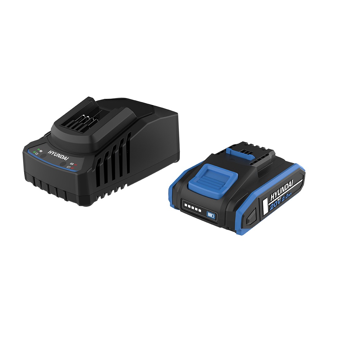 Set acumulator Hyundai 20V 2.0 Ah si incarcator 1027