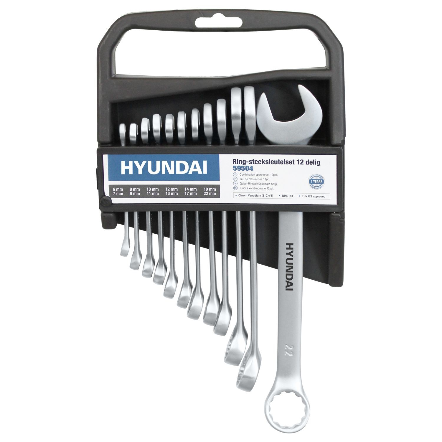 Set 12 chei combinate 6-22mm Hyundai HY-59504 662