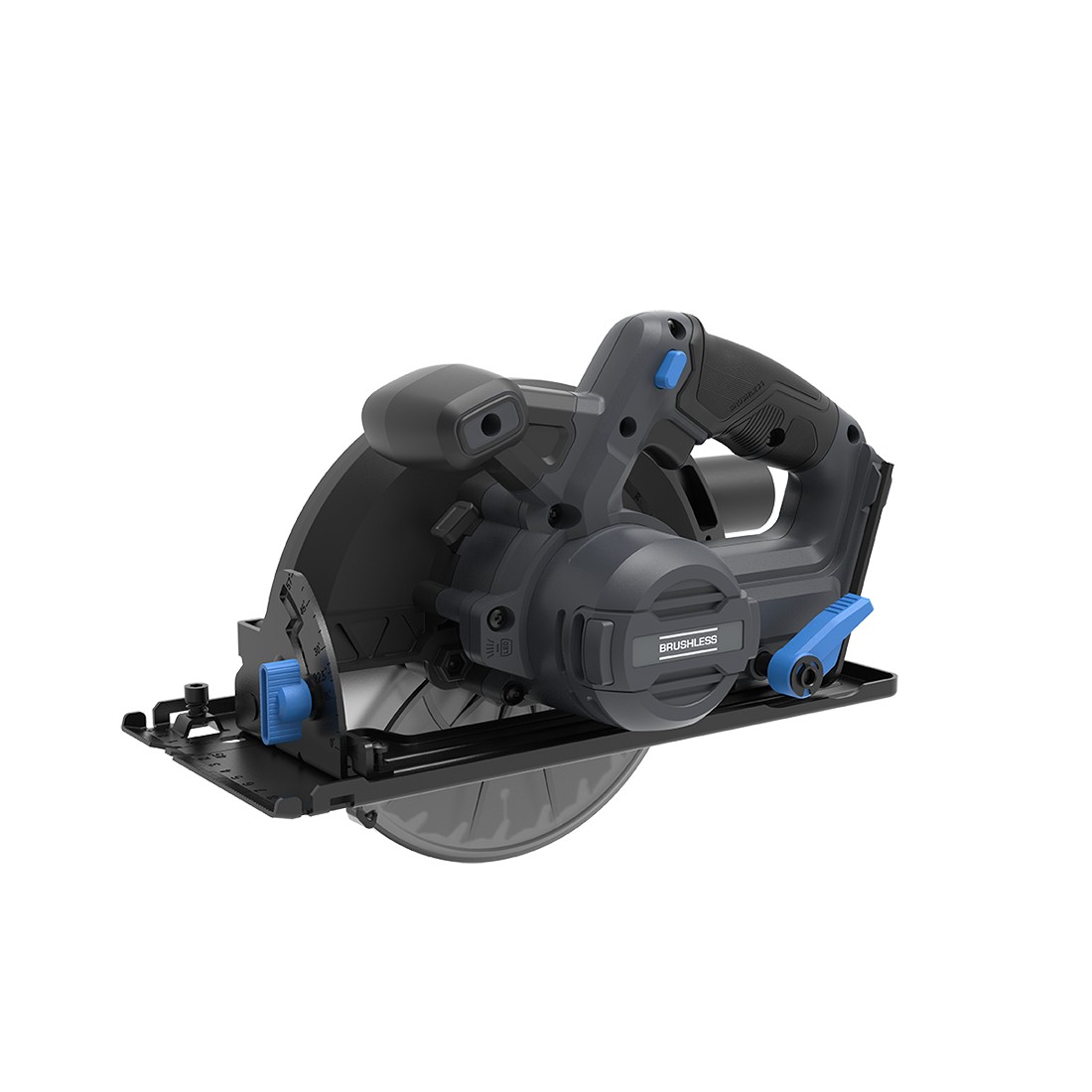 Fierastrau circular de mana cu acumulator 20V Hyundai CS20X-190, motor fara perii, adancime max. de taiere 67.5 mm la 90°, panza de 190 mm, livrat fara acumulator si incarcator 848