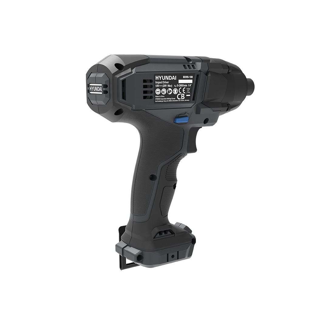 Masina de insurubat cu impact cu acumulator 20V Hyundai ID20S-180, prindere hexagonala 1/4, cuplu maxim 180 Nm, livrata fara acumulator si incarcator 882