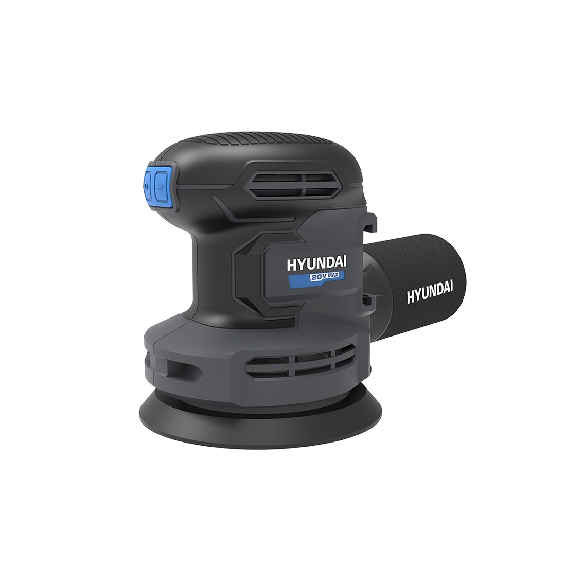 Slefuitor orbital cu acumulator 20V Hyundai OS20S, 125 mm, 11000 rpm, sistem de colectare al prafului, livrat fara acumulator si incarcator 903