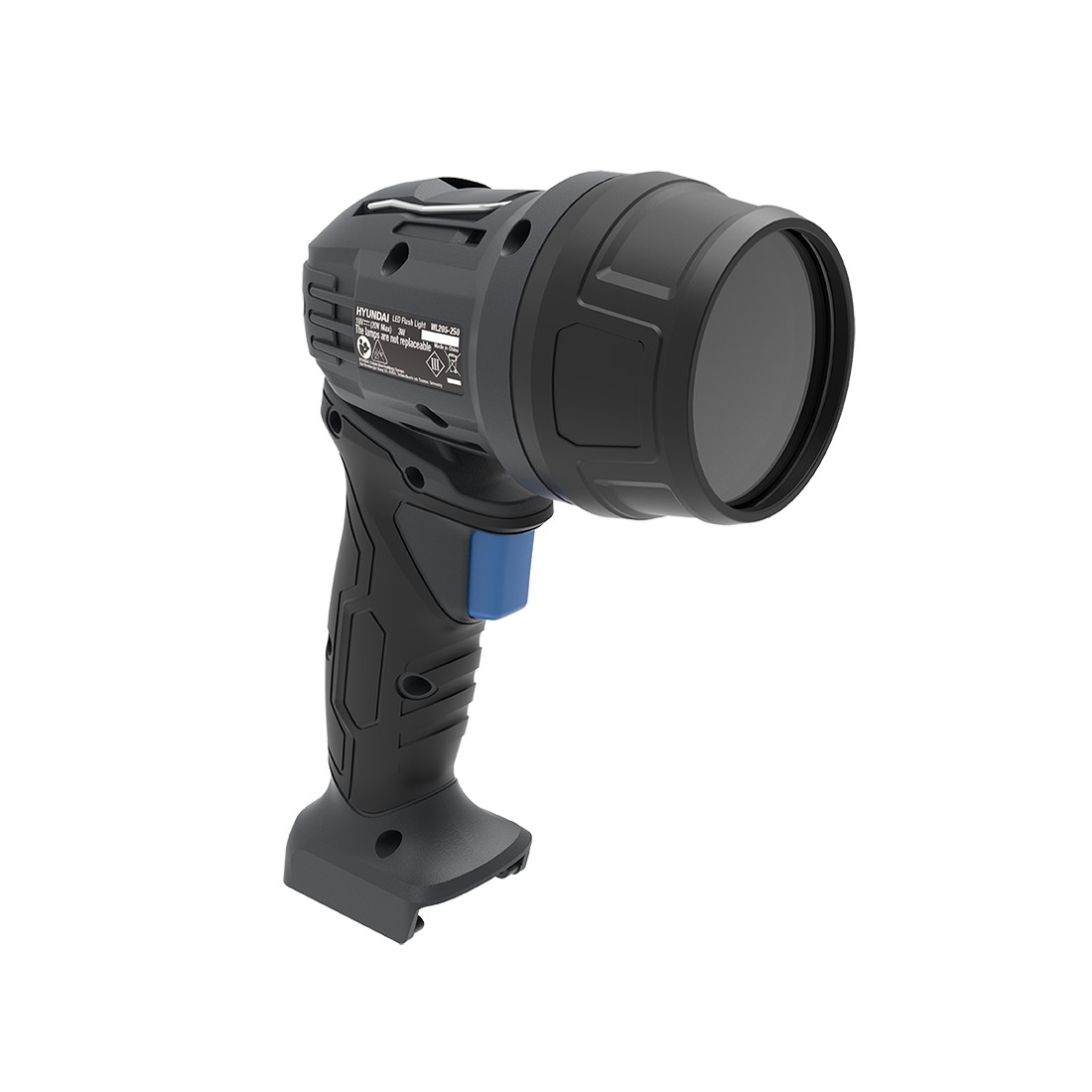 Lanterna led cu acumulator 20V Hyundai WL20S-250, 250 lm, cap pivotant reglabil in 8 pozitii, livrata fara acumulator si incarcator 946